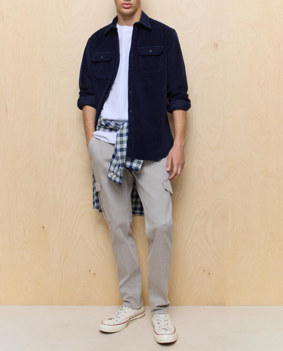 Imagen 0 de Vaquero multibolsillos de hombre slim stretch color