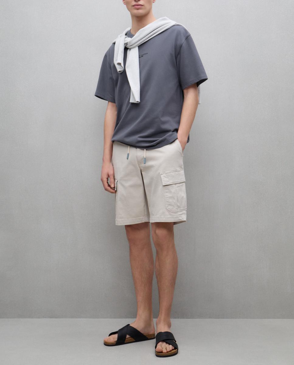 Imagen 0 de Bermuda algodón stretch de hombre multibolsillos