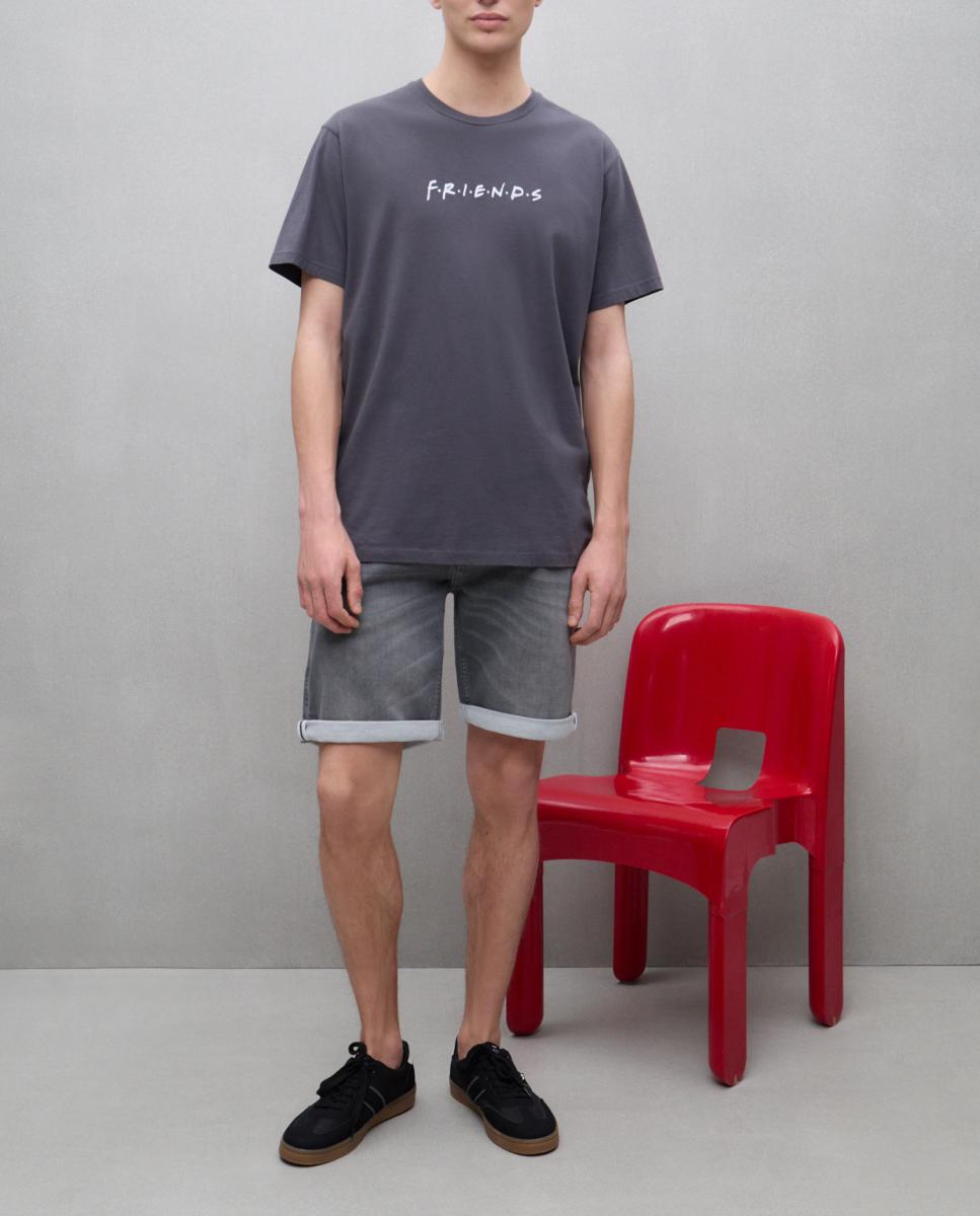 Imagen 0 de Bermuda de hombre 5 bolsillos knit denim