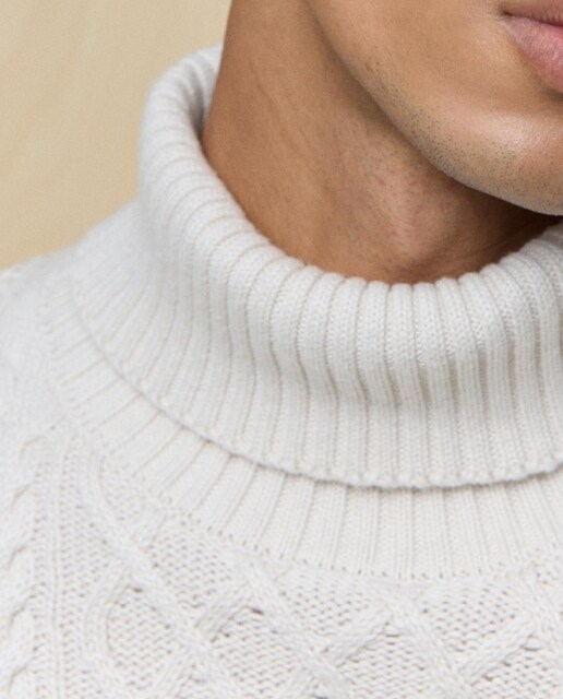 Imagen 0 de Jersey de hombre con cuello vuelto
