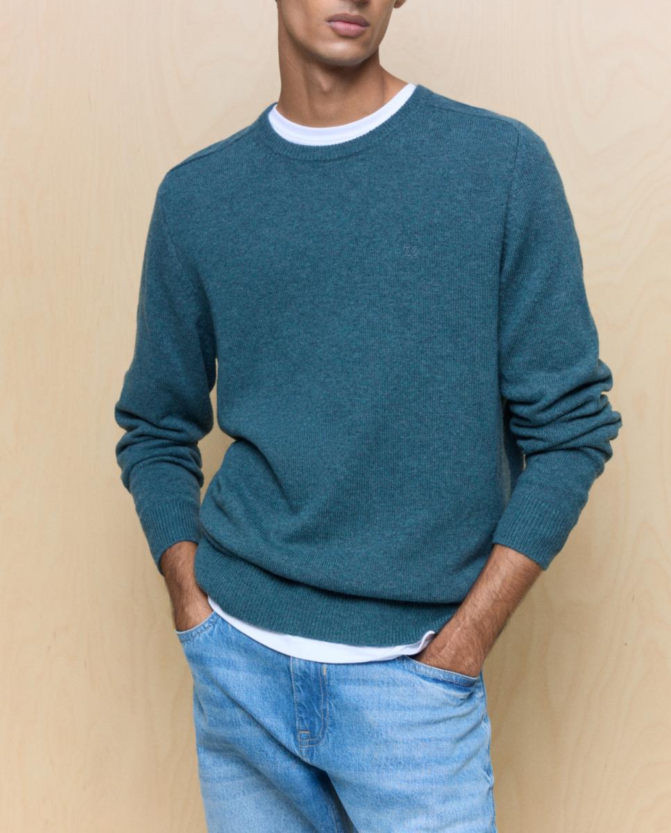 Imagen 0 de Jersey de hombre con cuello redondo