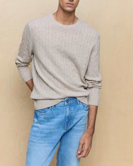 Imagen 0 de Jersey de hombre con cuello redondo