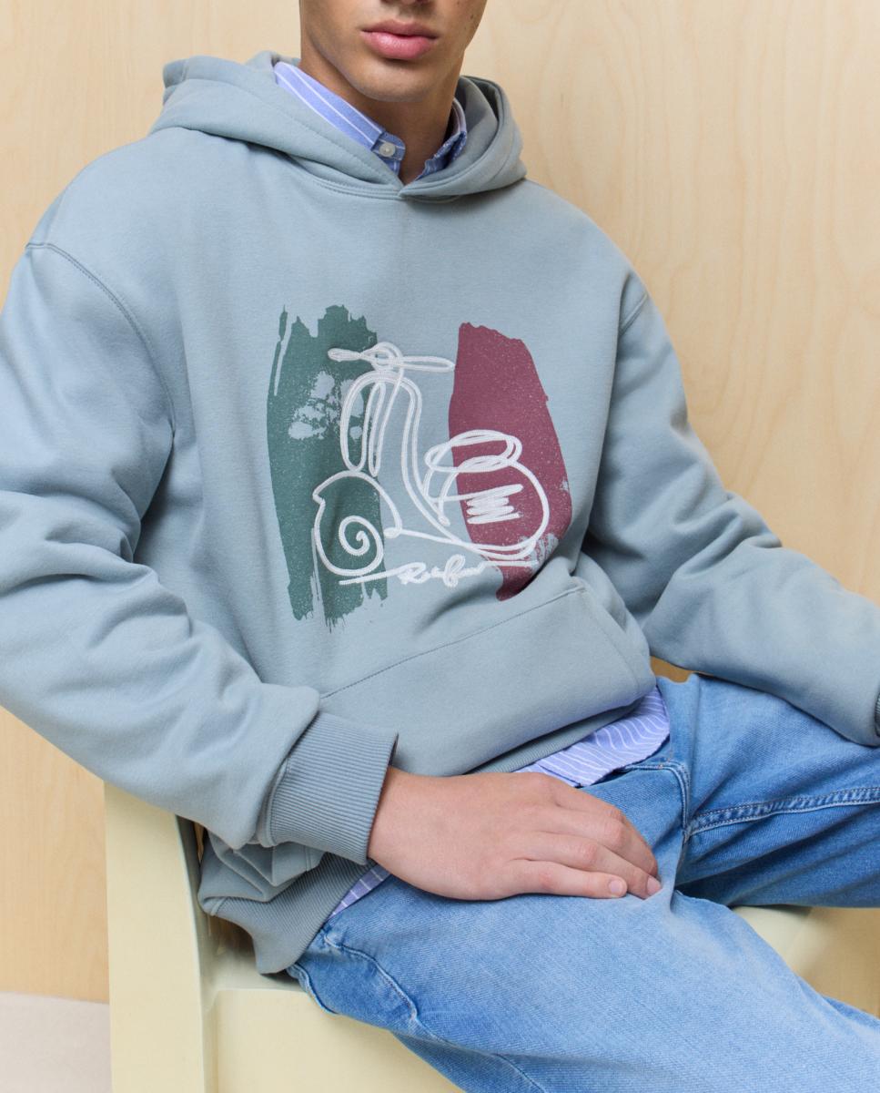 Imagen 0 de Sudadera canguro de hombre