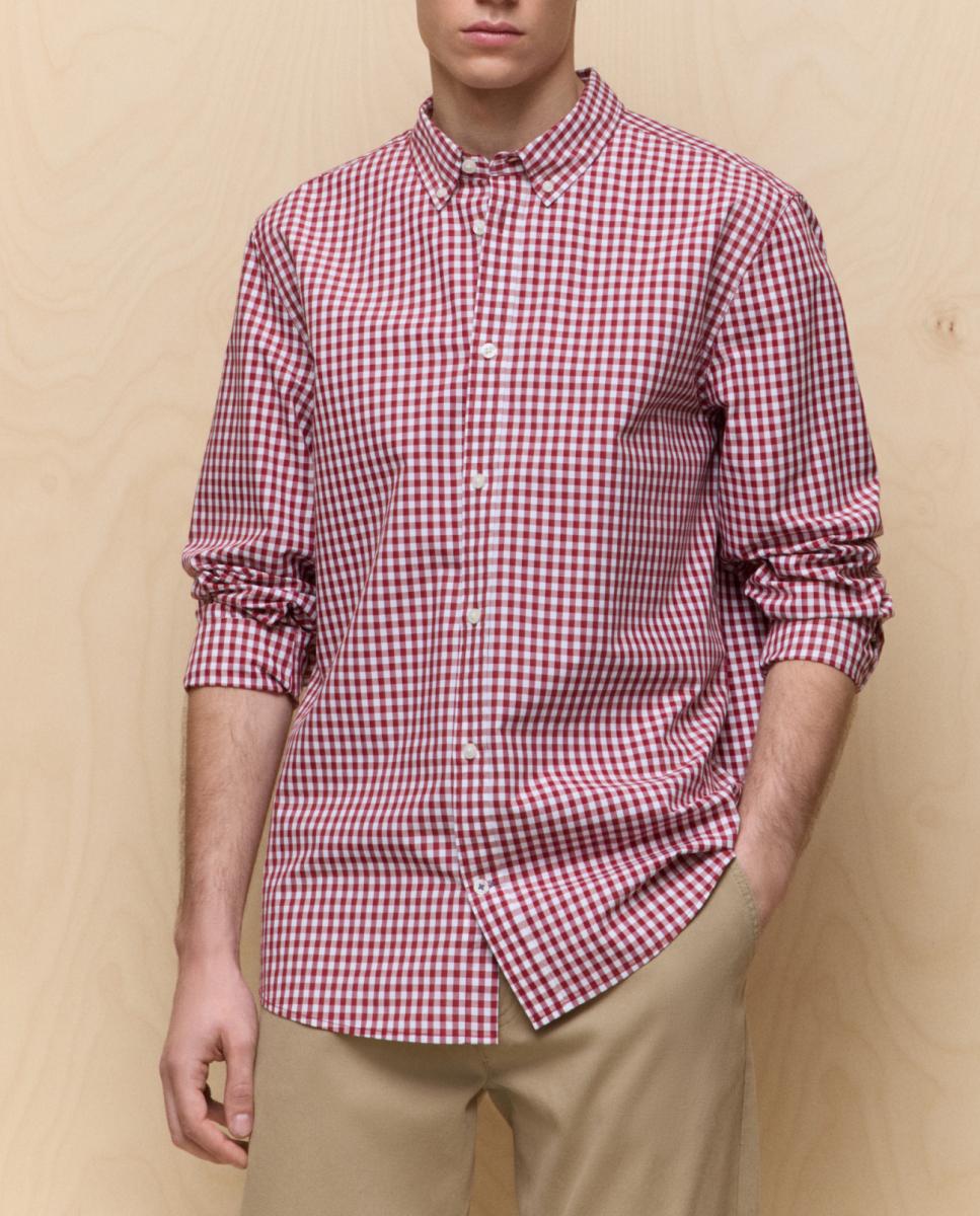 Imagen 0 de Camisa manga larga para hombre cuadro