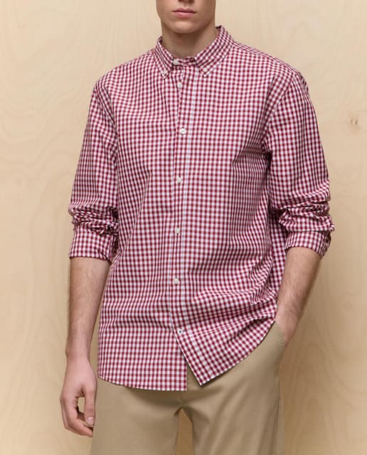Imagen 0 de Camisa manga larga para hombre cuadro
