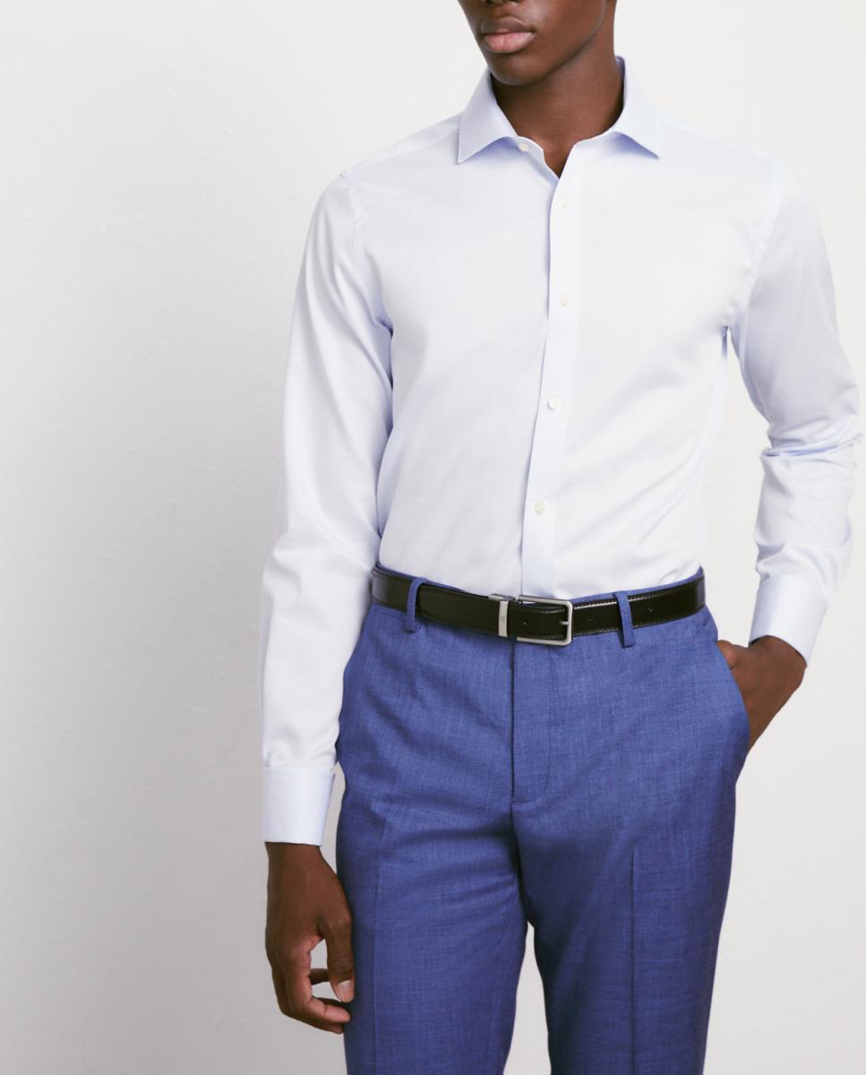 Imagen 0 de Camisa de vestir para hombre puño doble coolmax
