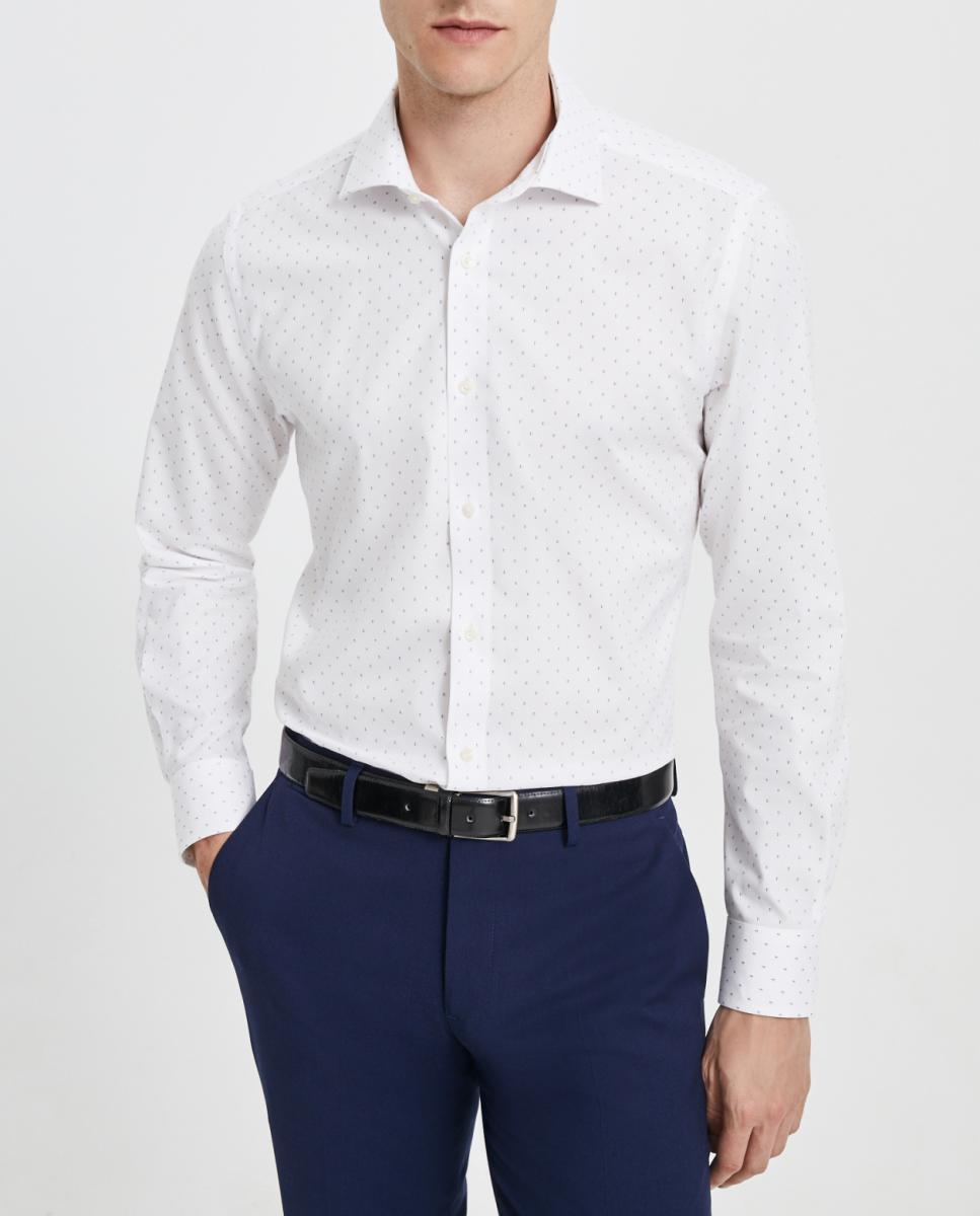 Imagen 0 de Camisa de vestir de hombre print geométricos Coolmax