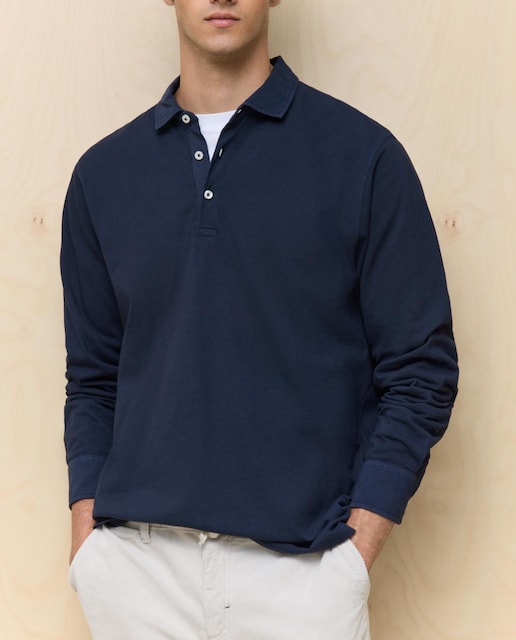 Imagen 0 de Polo de manga larga de hombre