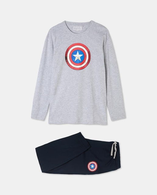 Imagen 0 de Pijama de hombre jersey manga larga licencia Marvel