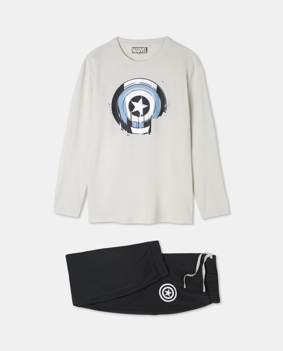 Imagen 0 de Pijama de hombre jersey manga larga licencia Marvel