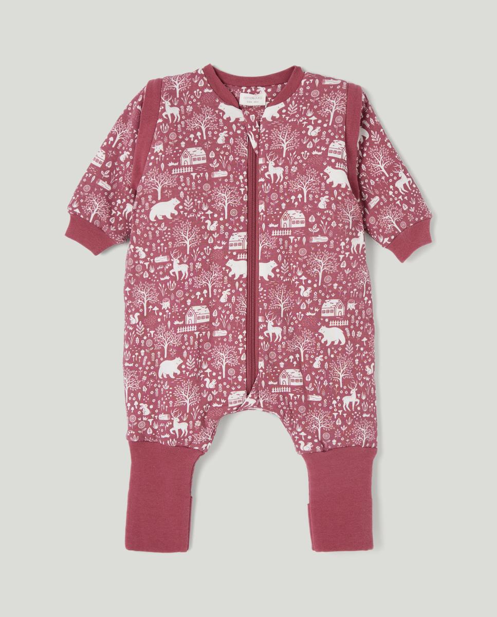 Imagen 0 de Pijama manta con mangas desmontables y calcetines antideslizantes