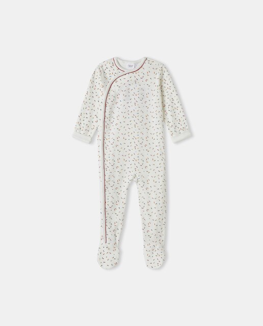 Imagen 0 de Pelele de bebé con estampado de pajaritas