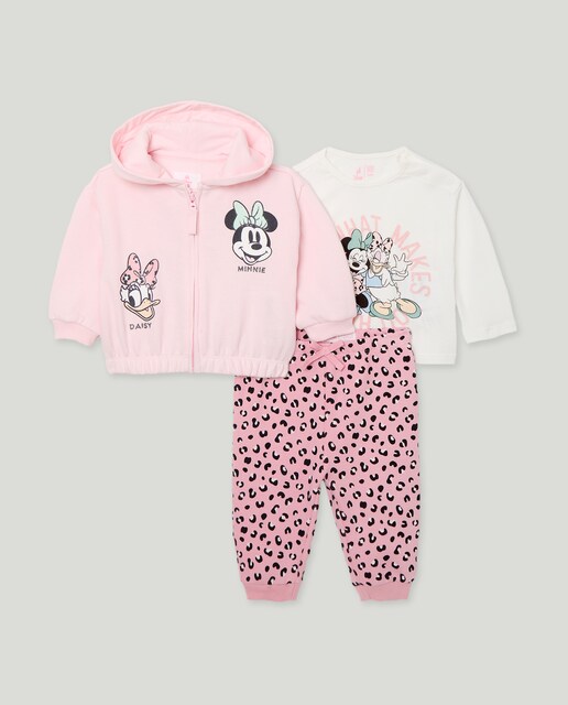 Imagen 0 de Conjunto fantasía 3 piezas largo de bebé niña