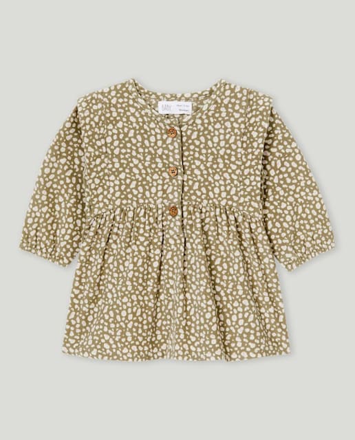 Imagen 0 de Vestido de micropana de bebé niña