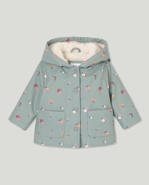 Imagen 0 de Chubasquero engomado ligero liso de bebé niña