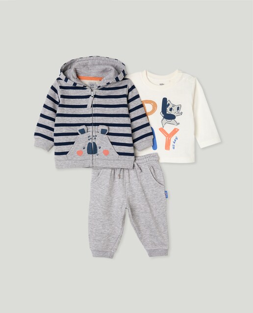 Imagen 0 de Conjunto de tres piezas de bebé niño