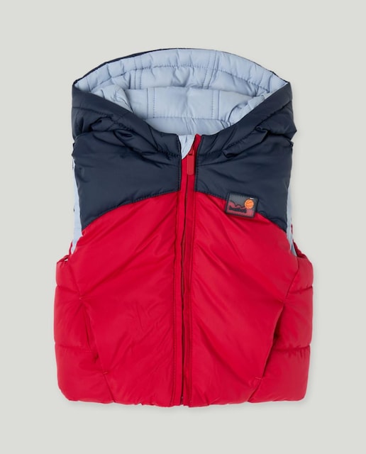 Imagen 0 de Chaleco acolchado reversible cortes de bebé niño