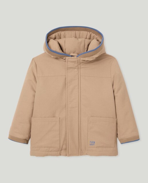 Imagen 0 de Parka casual lisa de bebé niño