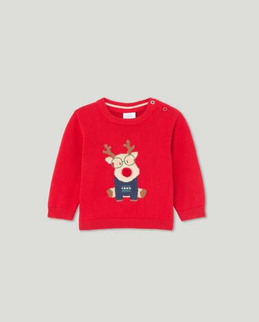Imagen 0 de Jersey de bebé niño con estampado Navideño