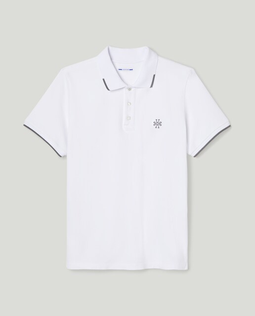 Imagen 0 de Polo de hombre manga corta piqué color