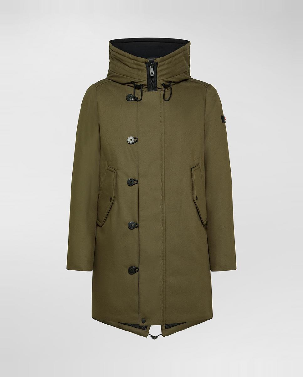 Imagen 0 de Parka de hombre duradera con tela fabricada en italia