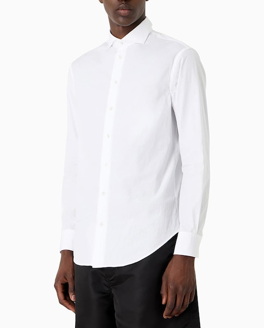 Imagen 0 de Camisa sport de hombre slim lisa blanca