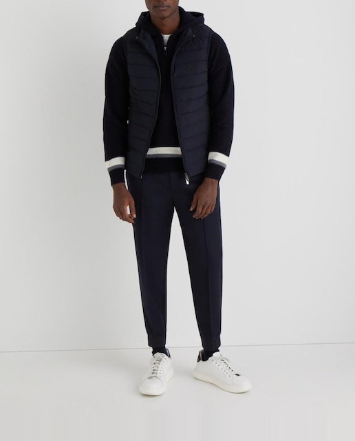 Imagen 0 de Chaleco de hombre plumas fino azul