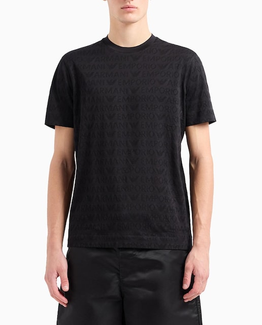 Imagen 0 de Camiseta de hombre regular con logo allover