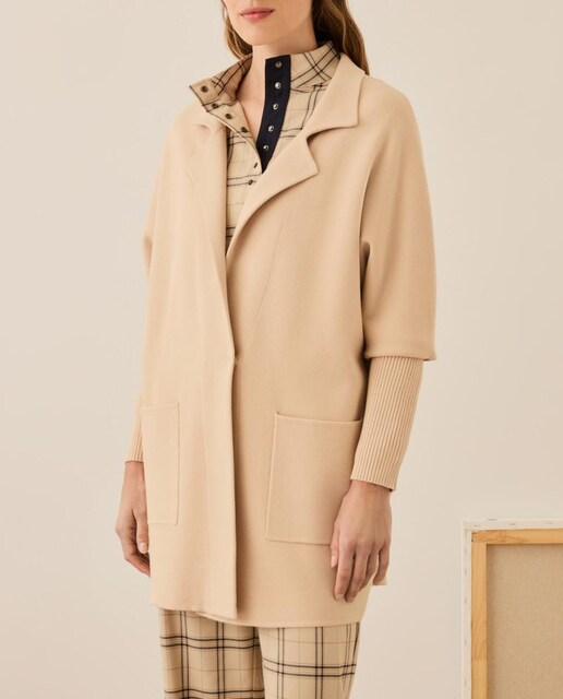 Imagen 0 de Chaqueta de punto relajada en color liso