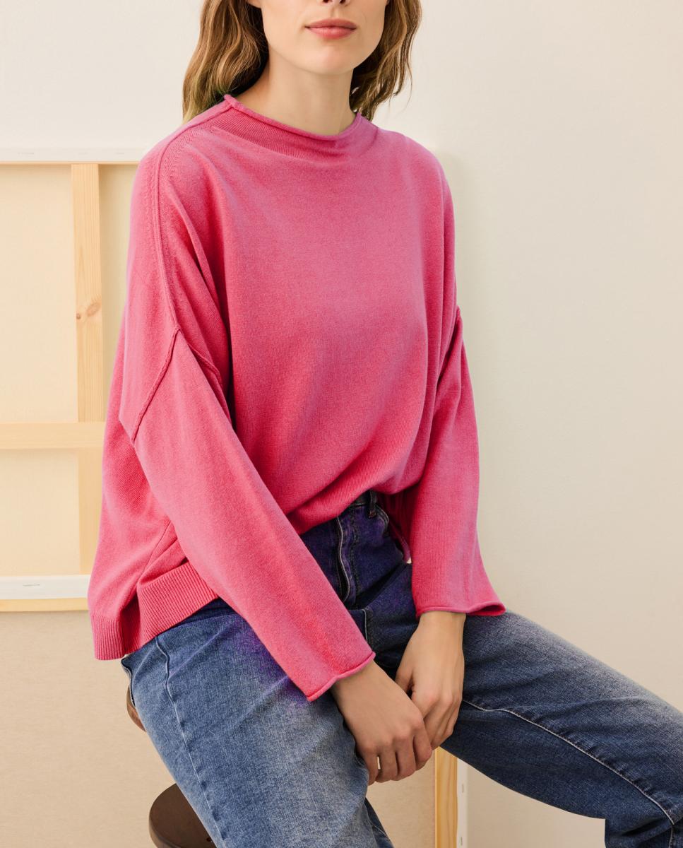 Imagen 0 de Jersey de mujer con cuello chimenea