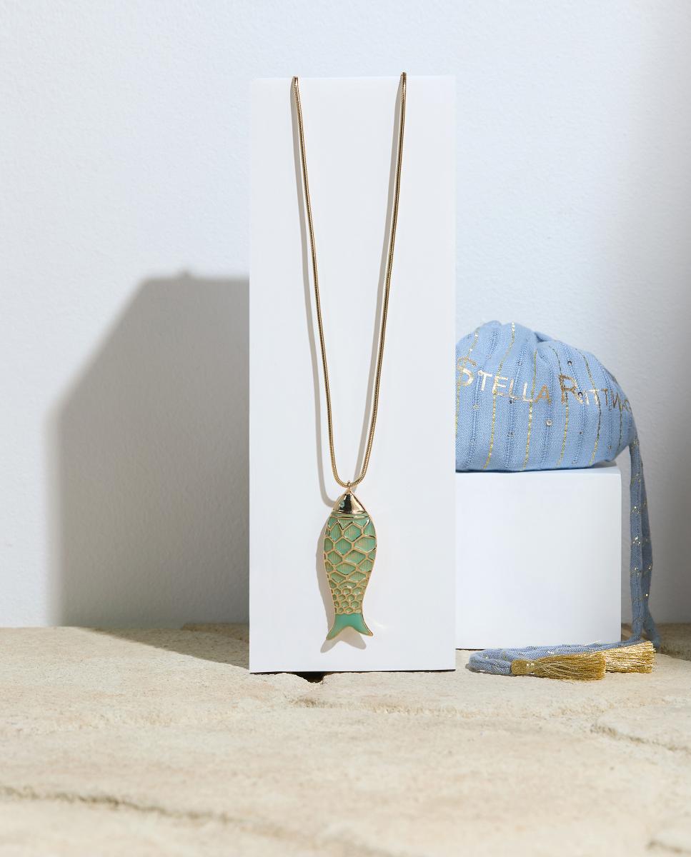 Imagen 0 de Collar con adorno en forma de pez grande