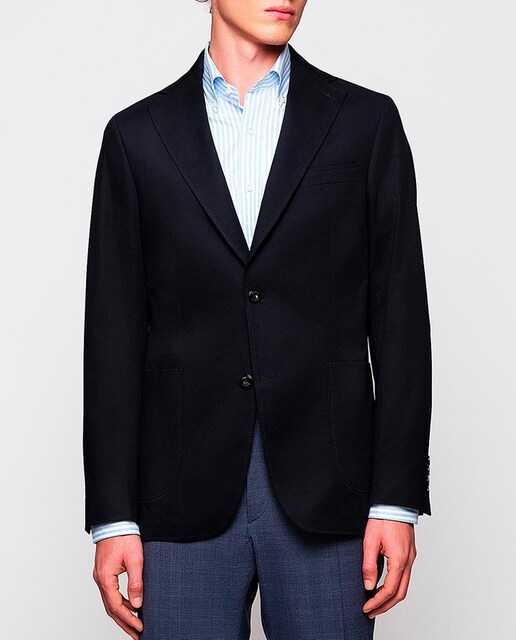 Imagen 0 de Chaqueta de hombre regular fit algodón liso