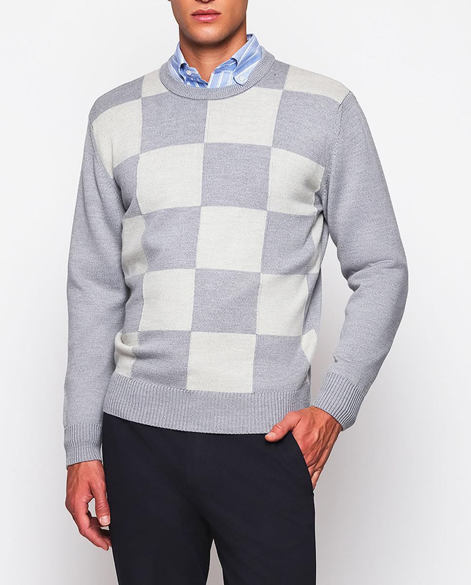 Imagen 0 de Jersey de hombre cuello pico delantero jacquard