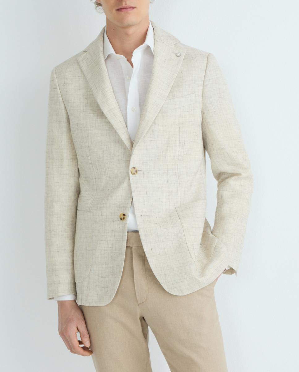 Imagen 0 de Chaqueta hombre regular fit tipo rústico