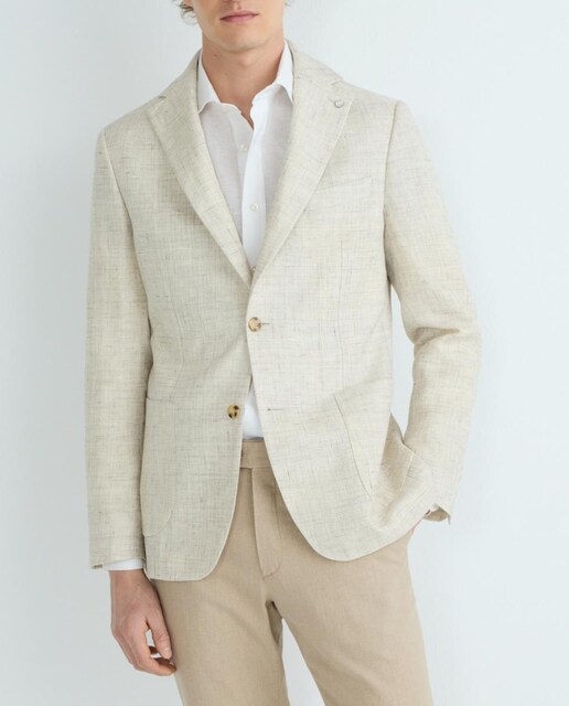 Imagen 0 de Chaqueta hombre regular fit tipo rústico