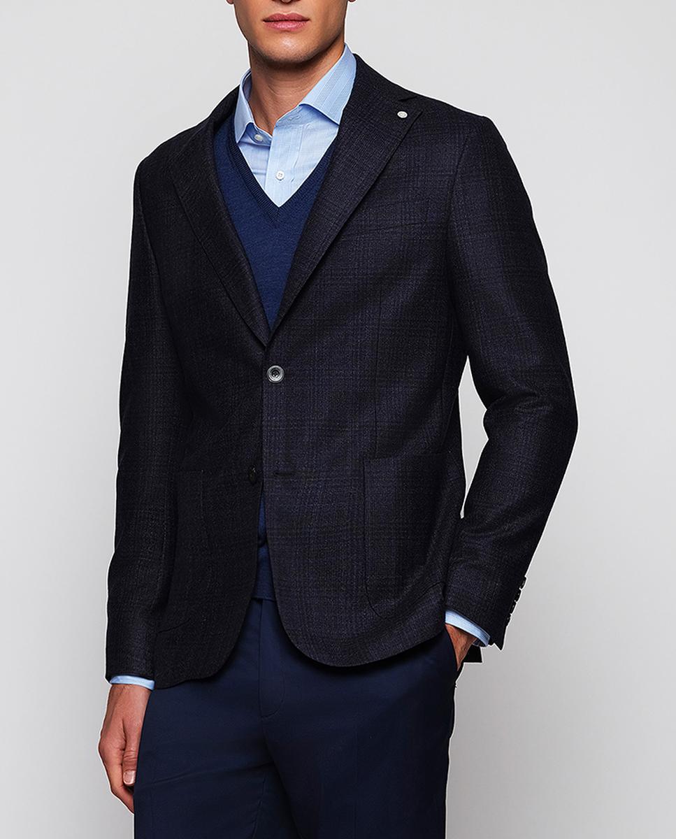 Imagen 0 de Chaqueta hombre regular fit cuadro