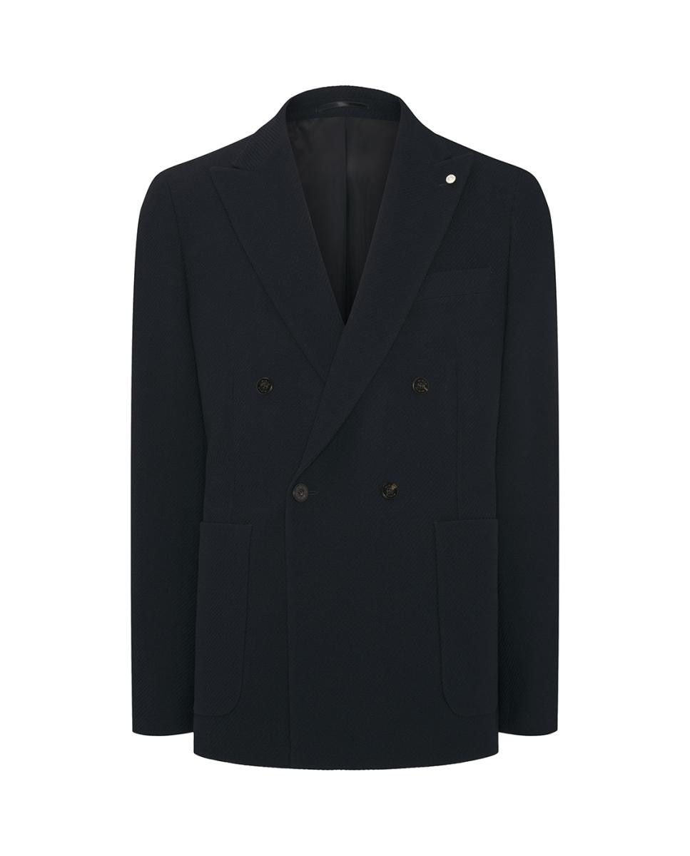 Imagen 0 de Chaqueta hombre custom fit cruzada estructura