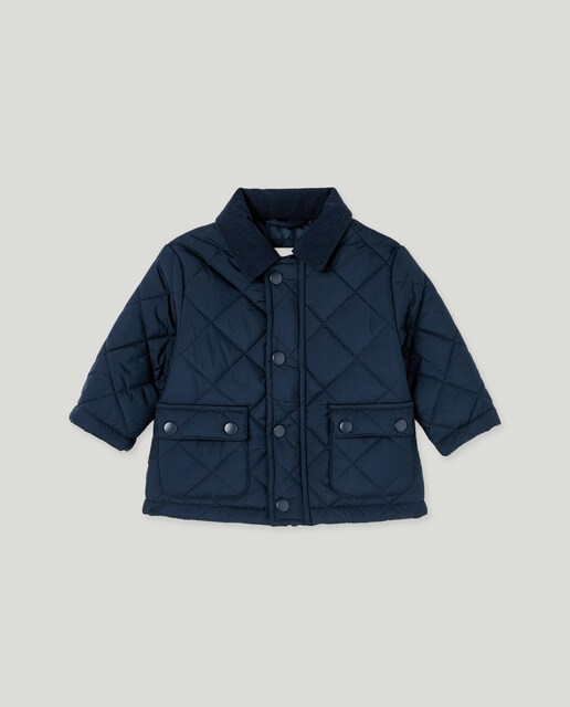 Imagen 0 de Parka de bebe acolchado cuello pana