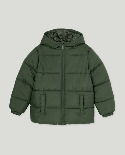 Imagen 0 de Abrigo de niño básico con capucha y forro polar