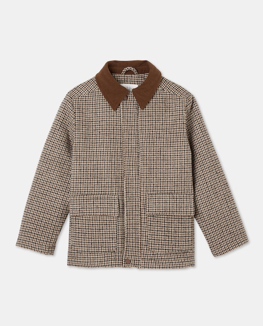 Imagen 0 de Abrigo de niño paño cuadros