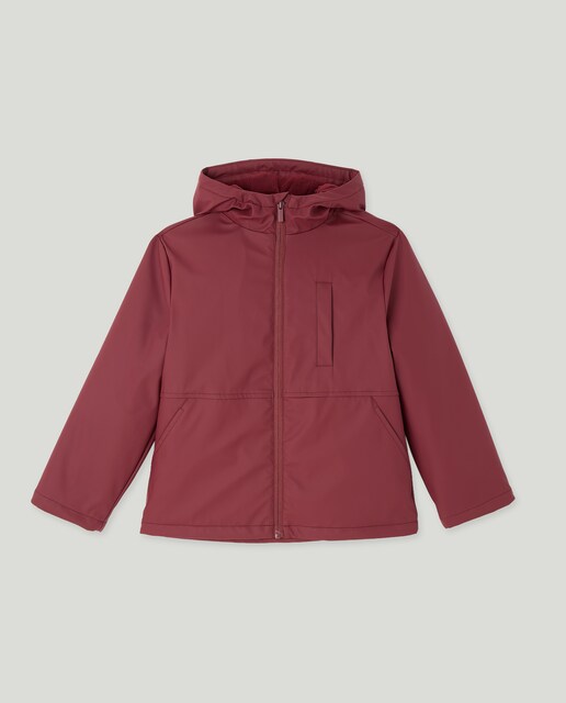 Imagen 0 de Parka de niño engomada con capucha y forro polar