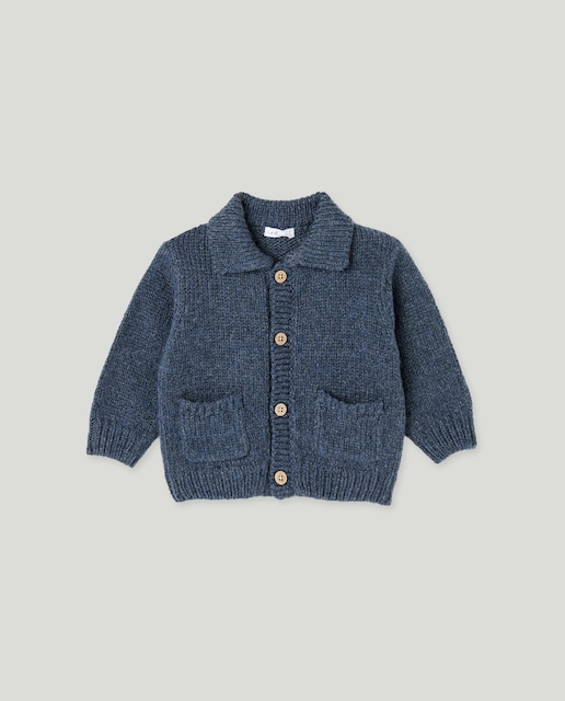 Imagen 0 de Cárdigan de bebé cuello polo