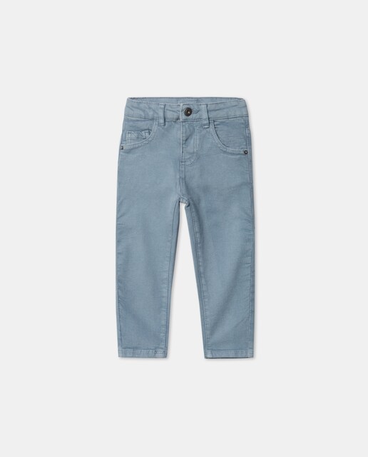 Imagen 0 de Pantalon denim 5 bolsillos de bebé niño en azul