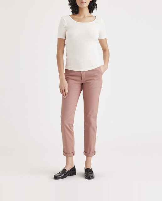 Imagen 0 de Pantalón chino de mujer Slim y cintura media.