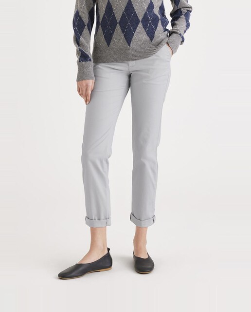 Imagen 0 de Pantalón chino de mujer Slim y cintura media.