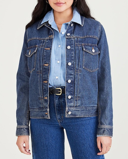 Imagen 0 de Cazadora vaquera de mujer