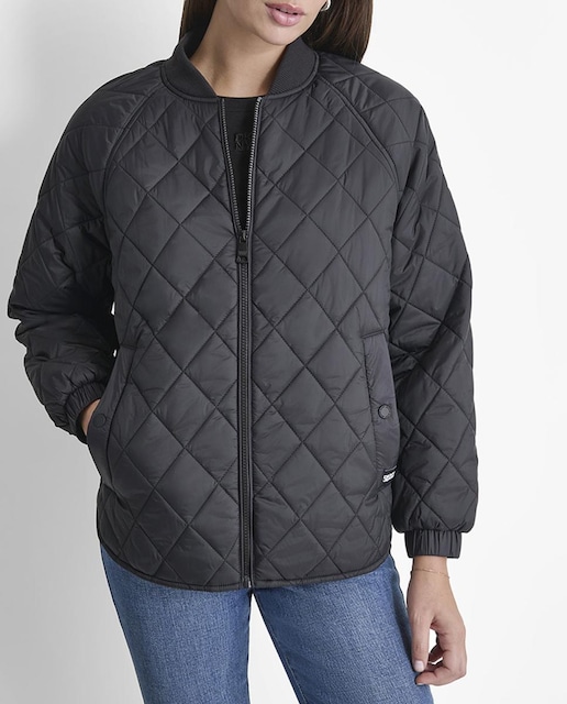 Imagen 0 de Chaqueta de mujer ligera, corta, con cuello canalé