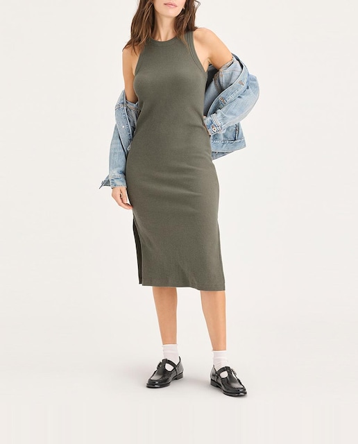 Imagen 0 de Vestido de punto midi