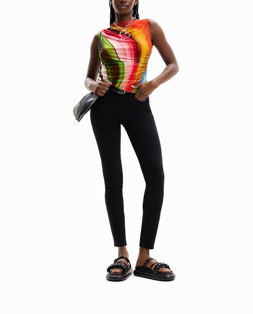 Imagen 0 de Vaqueros de mujer slim push-up