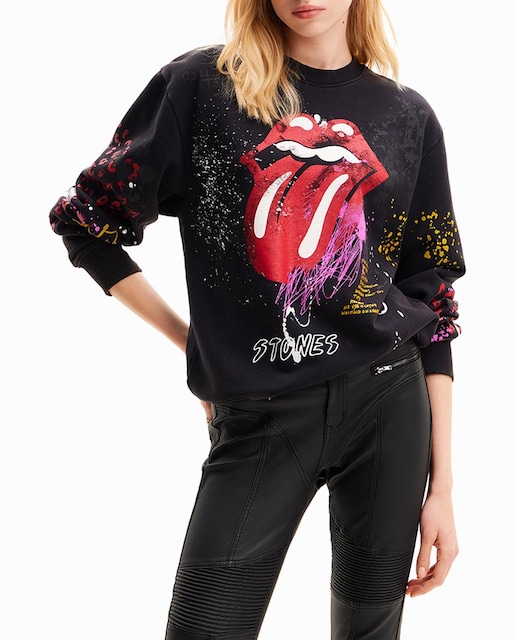 Imagen 0 de Sudadera de mujer splatter The Rolling Stones